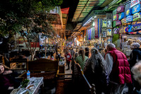 Khan el-Khalili market at night