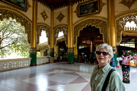 Golden archways in Shwe DagonPagoda