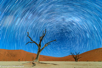 Deadvlei, First attempt at star trails